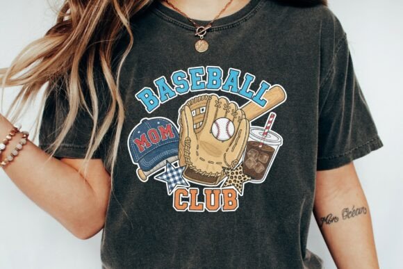 Baseball Mom Club Graphic PNG: Beyond the Bleachers