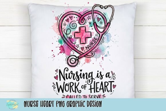 Nurse Heart PNG Graphic Design: A Touch of Gratitude