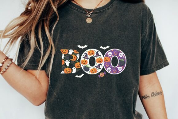 Spooky Boo Halloween Graphic PNG: Your Go-To Design Asset