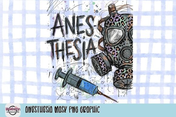 Unconventional Edge: The Anesthesia Mask PNG Graphic